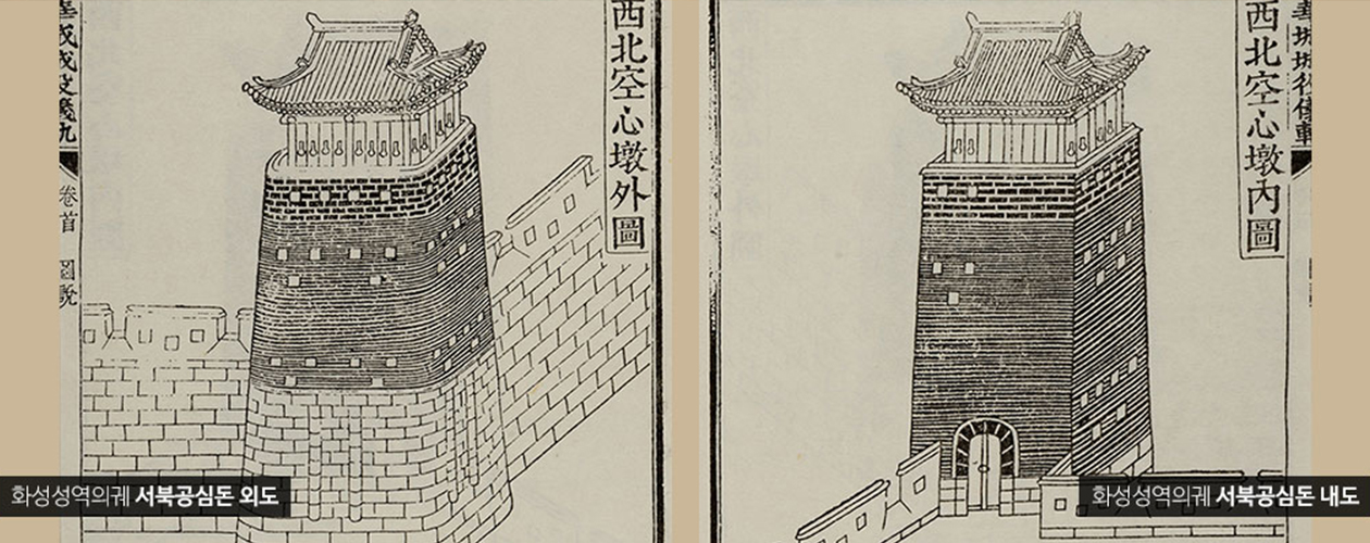 서북공심돈 그림 사진1