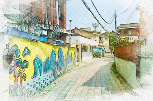 신풍동벽화골목